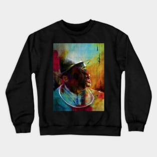 Bight of Biafra dweller: abstract Painting Crewneck Sweatshirt